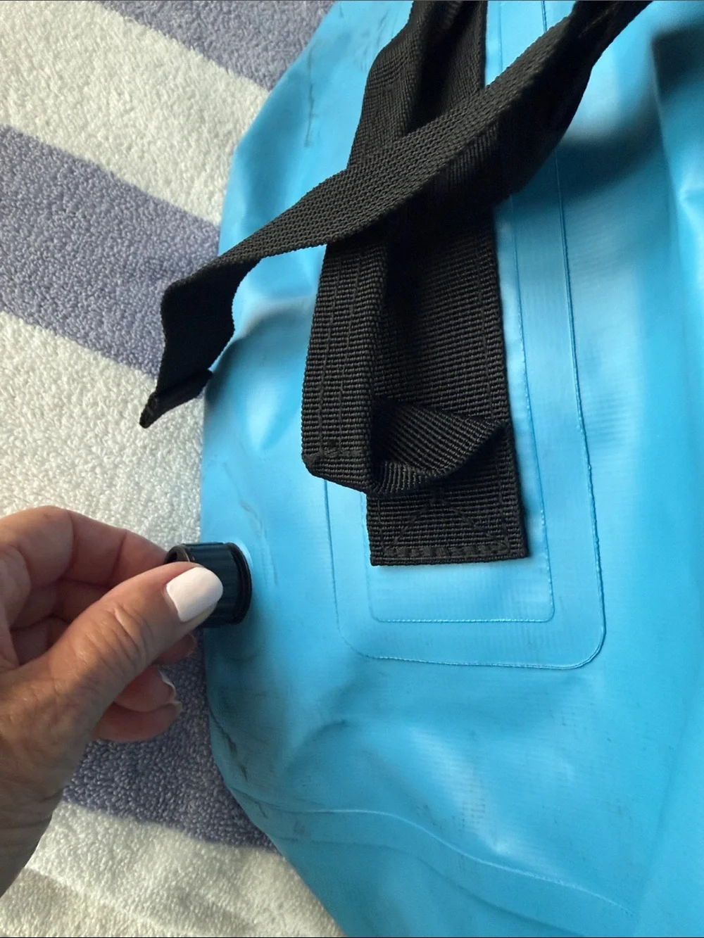 New Convertible Duffel/Backpack Waterproof by Laneda Bright Orange